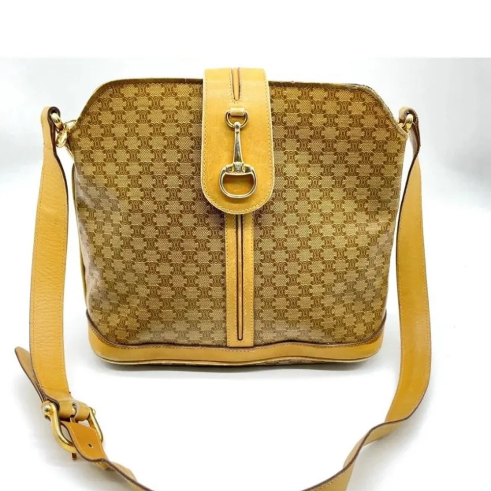 Celine horsebit blonde Shoulder Bag